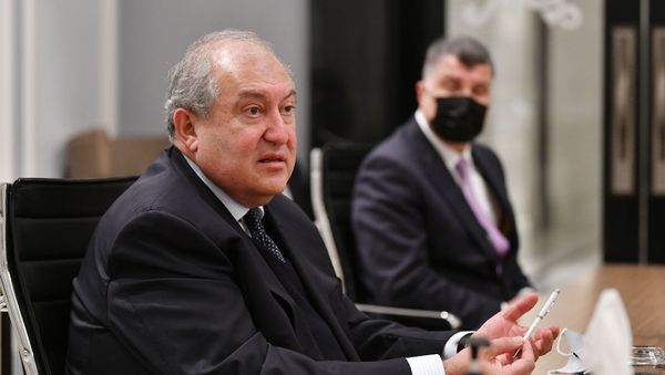 Президент Армен Саркисян встретился с представителями армянской общины Иордании (24 ноября 2020). Амман - Sputnik Армения