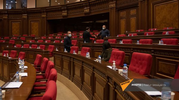Внеочередное заседание Парламента Армении (26 ноября 2020). Еревaн - Sputnik Армения