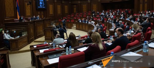 Внеочередное заседание Парламента Армении (26 ноября 2020). Еревaн Внеочередное заседание Парламента Армении (26 ноября 2020). Еревaн - Sputnik Արմենիա