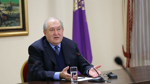 Президент Армен Саркисян встретился с представителями российских армян (29 ноября 2020). Москва - Sputnik Армения