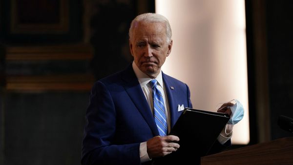 Избранный президент США Джо Байден во время выступления в театре Queen (25 ноября 2020). Уилмингтон, Делавэр - Sputnik Армения