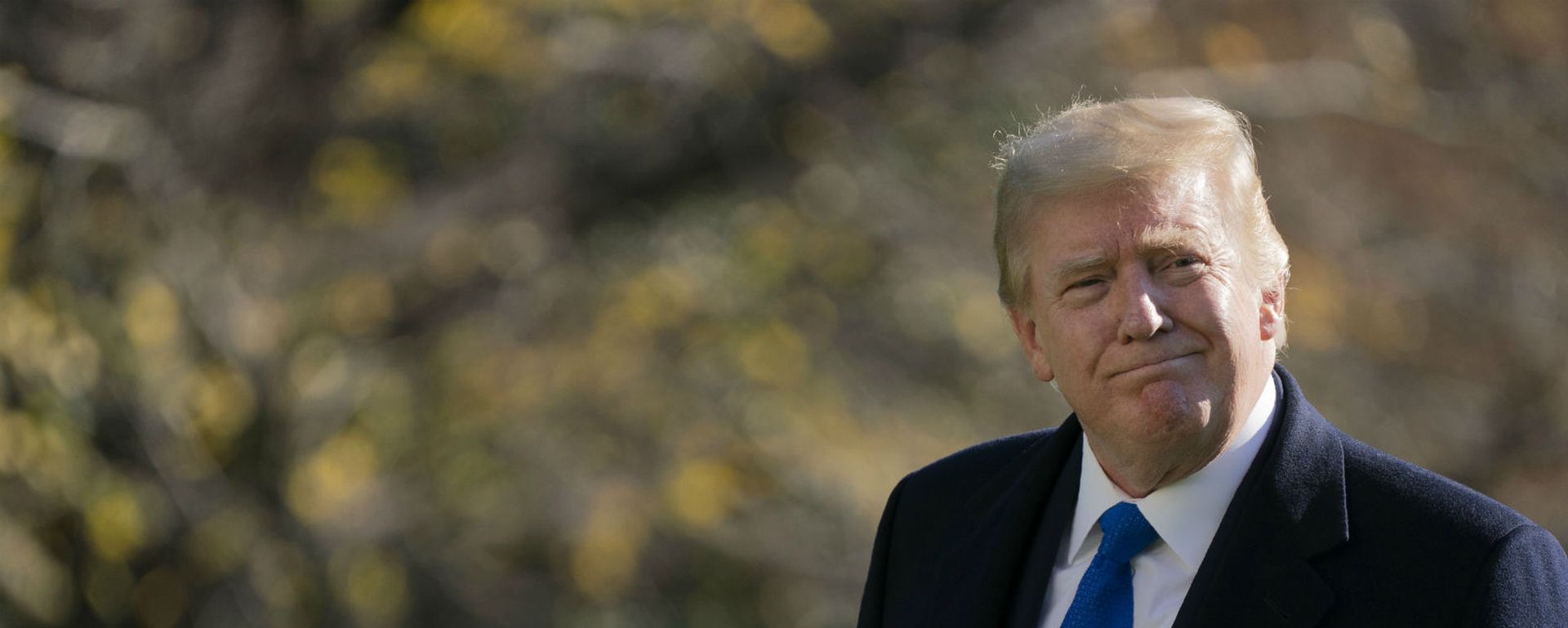 Президент США Дональд Трамп гуляет по южной лужайке Белого дома (29 ноября 2020). Вашингтон - Sputnik Армения, 1920, 12.04.2021