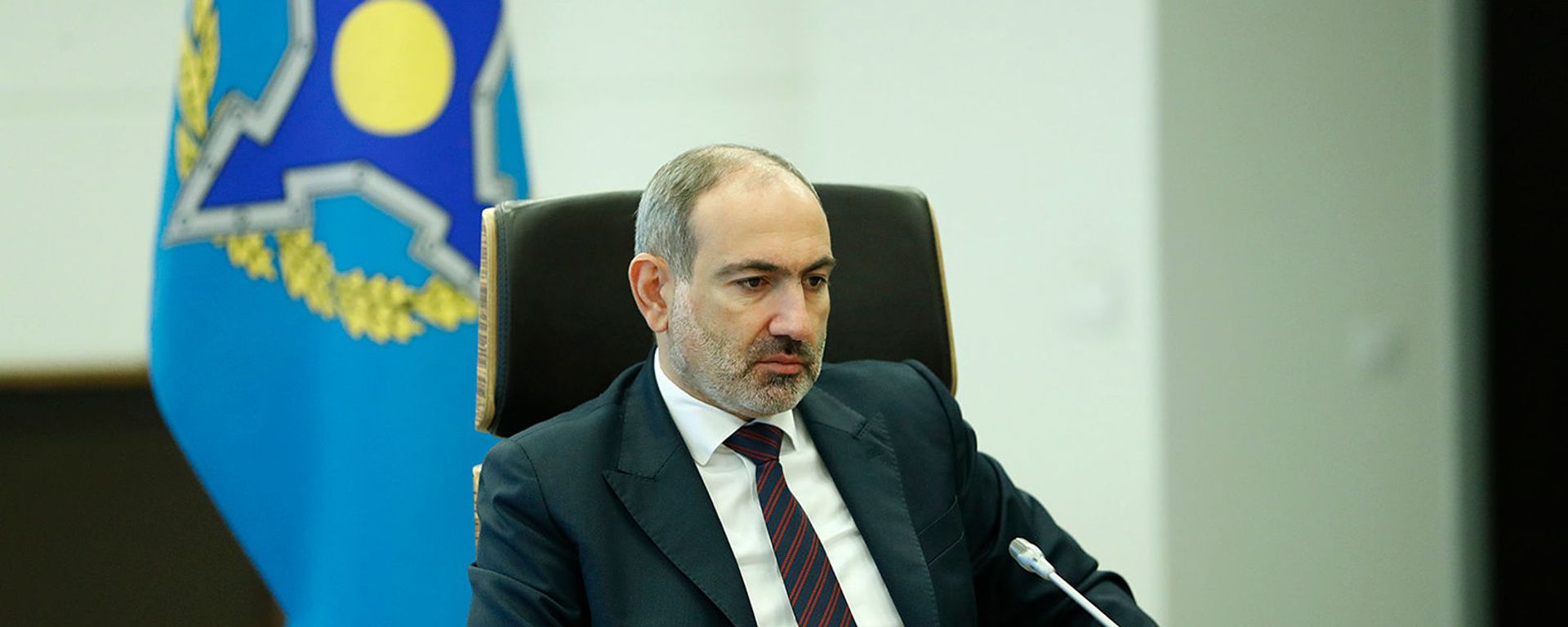 Премьер-министр Никол Пашинян на онлайн заседании Совета коллективной безопасности ОДКБ (2 декабря 2020). Еревaн - Sputnik Армения, 1920, 04.12.2020
