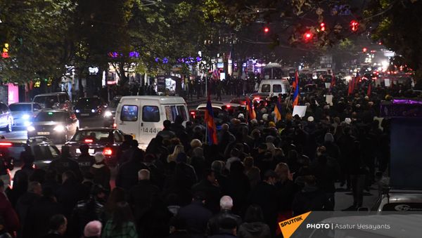 Акция протеста с требованием отставки премьер-министра (2 декабря 2020). Еревaн Акция протеста с требованием отставки премьер-министра (2 декабря 2020). Еревaн - Sputnik Армения