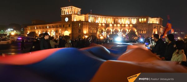 Акция протеста с требованием отставки премьер-министра (2 декабря 2020). Еревaн Акция протеста с требованием отставки премьер-министра (2 декабря 2020). Еревaн - Sputnik Армения