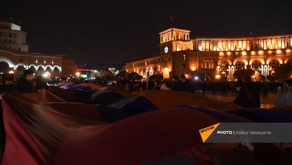 Акция протеста с требованием отставки премьер-министра (2 декабря 2020). Еревaн - Sputnik Արմենիա