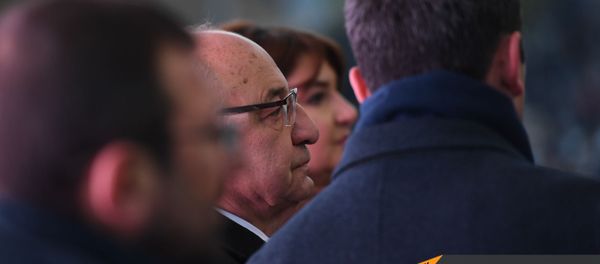 Вазген Манукян на митинге оппозиции с требованием отставки премьер-министра (5 декабря 2020). Еревaн Вазген Манукян на митинге оппозиции с требованием отставки премьер-министра (5 декабря 2020). Еревaн - Sputnik Արմենիա