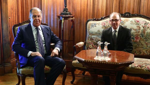Главы МИД Армении и России Ара Айвазян и Сергей Лавров во время встречи (7 декабря 2020). Москва - Sputnik Армения