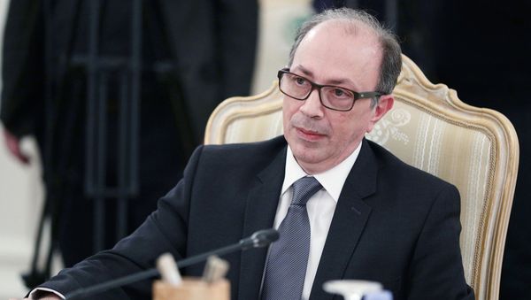 Министр иностранных дел Армении Ара Айвазян во время встречи с российским коллегой (7 декабря 2020). Москвa - Sputnik Армения