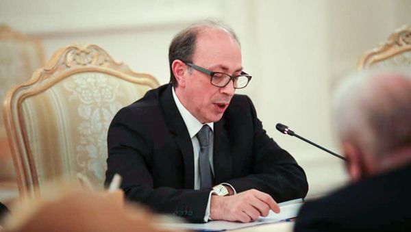 Главы МИД Армении и России Ара Айвазян и Сергей Лавров во время переговоров (7 декабря 2020). Москва - Sputnik Армения