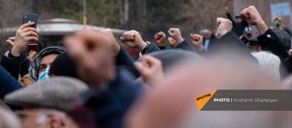 Митинг оппозиции с требованием отставки премьер-министра (5 декабря 2020). Еревaн - Sputnik Արմենիա