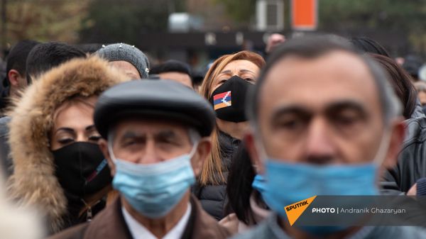 Митинг оппозиции с требованием отставки премьер-министра (5 декабря 2020). Еревaн - Sputnik Արմենիա