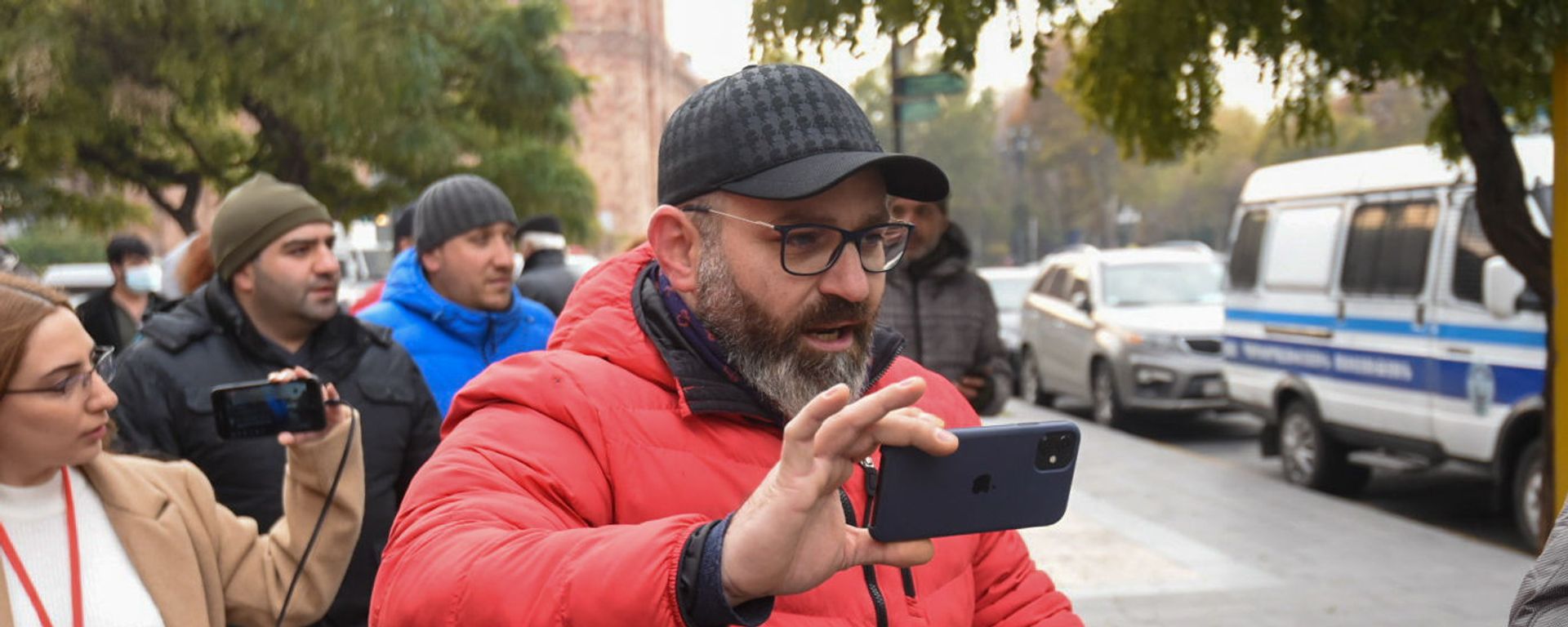 Нарек Малян присоединился к активистам гражданского неповиновения (8 декабря 2020). Еревaн - Sputnik Армения, 1920, 21.02.2021
