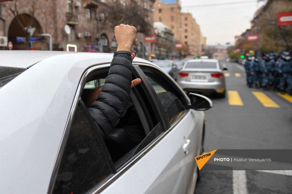 Բողոքի ակցիան` ավտոերթով - Sputnik Արմենիա