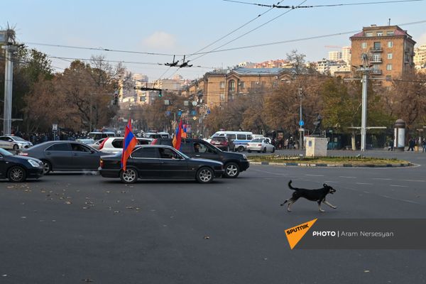 Նիկոլ Փաշինյանի հրաժարականի պահանջով բողոքի ակցիաները Երևանում. դեկտեմբերի 11 - Sputnik Արմենիա