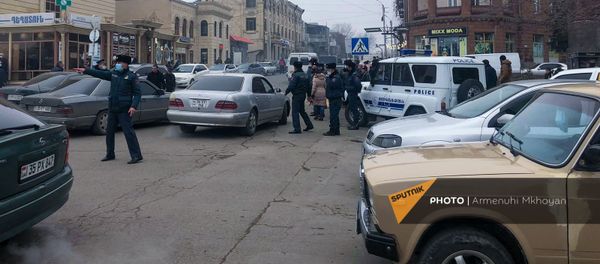 Акция протеста с требованием отставки правительства Армении во главе с премьер-министром (14 декабря 2020). Гюмри - Sputnik Արմենիա