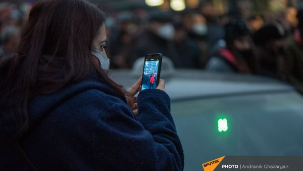 Шествие оппозиции с требованием отставки правительства Армении во главе с премьер-министром (14 декабря 2020). Еревaн - Sputnik Արմենիա