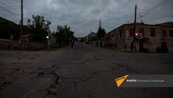 Перекресток улиц Анкахутян и Гарегина Нжде в Горисе - Sputnik Արմենիա