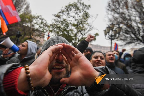 Митинг оппозиции (22 декабря 2020). Еревaн - Sputnik Армения