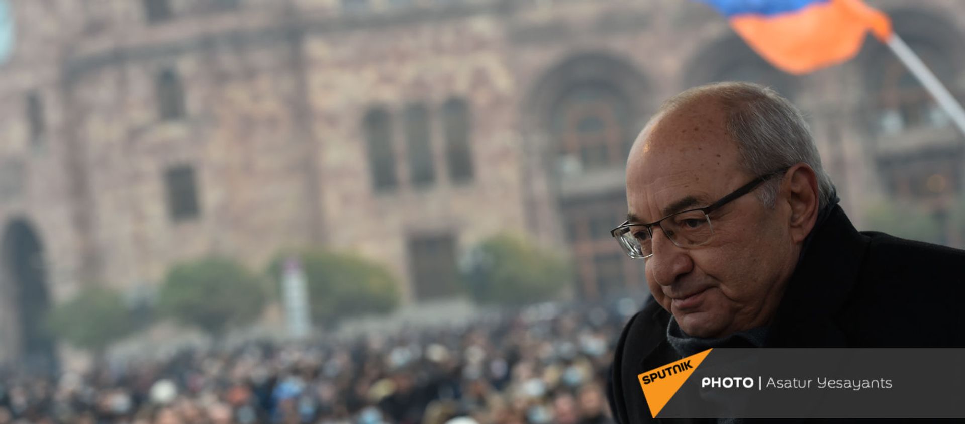 Единый оппозиционный кандидат в премьер-министры Вазген Манукян на митинге оппозиции (22 декабря 2020). Еревaн - Sputnik Армения, 1920, 14.01.2021