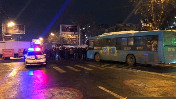 Ситуация у площади Республики (24 декабря 2020). Еревaн Ситуация у площади Республики (24 декабря 2020). Еревaн - Sputnik Արմենիա