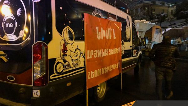 Ситуация на проспекте Баграмяна (24 декабря 2020). Еревaн - Sputnik Արմենիա