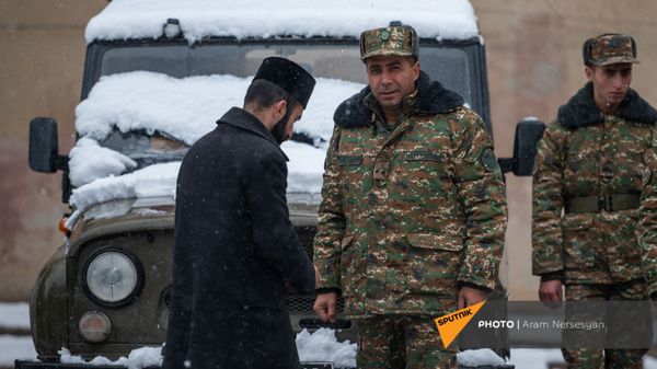 Будни артиллерийского полка, защищающего Карвачар в дни войны (17 декабря 2020). Варденис - Sputnik Армения