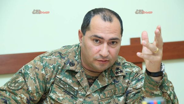Командующий 5-м армейским корпусом ВС Армении Смбат Григорян Командующий 5-м армейским корпусом ВС Армении Смбат Григорян - Sputnik Արմենիա