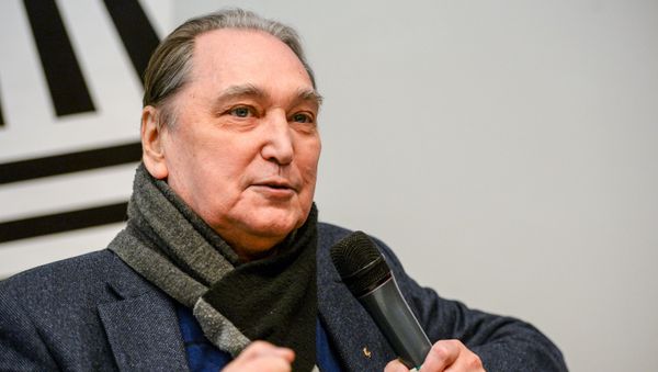 Актер Владимир Коренев во время интервью журналистам на Московском культурном форуме 2017 (26 марта 2017). Москвa - Sputnik Армения