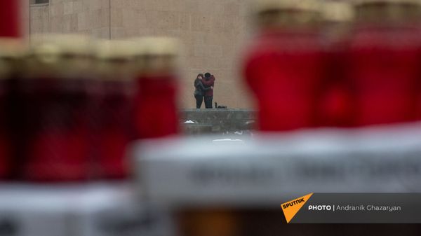Рождественский сочельник в церкви Святого Просветителя (5 января 2021). Еревaн - Sputnik Армения