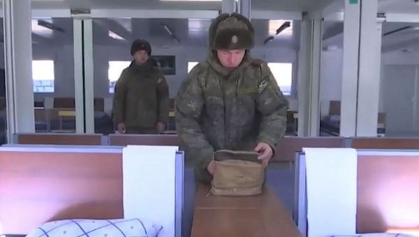 Специалисты МТО возвели еще один блочно-модульный городок (11нваря 2021). Каракенд Специалисты МТО возвели еще один блочно-модульный городок (11нваря 2021). Каракенд - Sputnik Армения