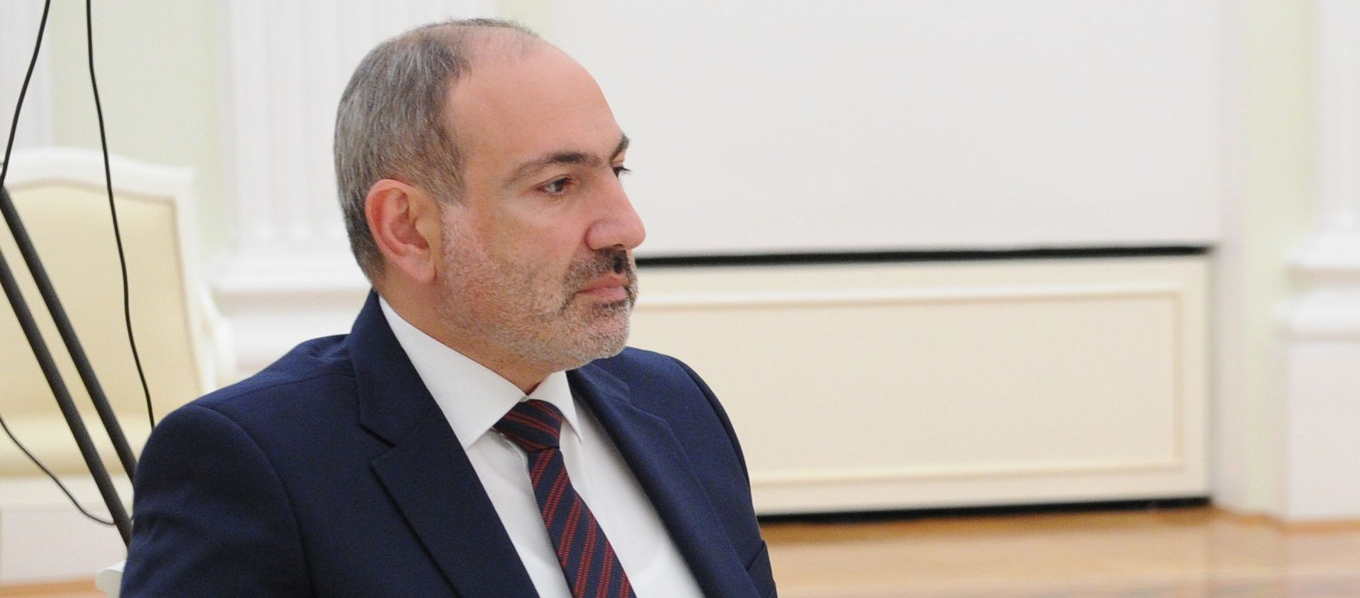 Премьер-министр Армении Никол Пашинян во время трёхсторонних переговоров (11 января 2021). Москва - Sputnik Армения, 1920, 07.04.2021