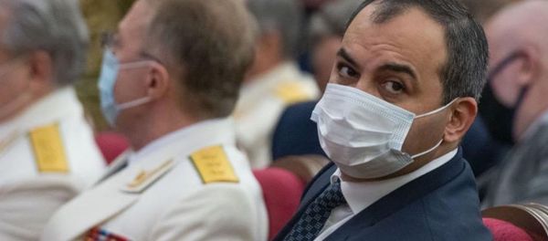 Генпрокурор Армении Артур Давтян на праздничном мероприятии Дня работников прокуратуры РФ (12 января 2020). Москвa - Sputnik Արմենիա