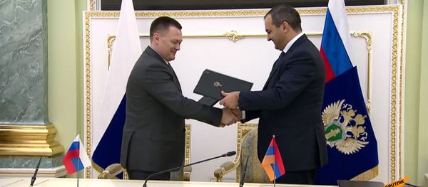 Двухсторонняя встреча генпрокуроров РА и РФ - Sputnik Արմենիա