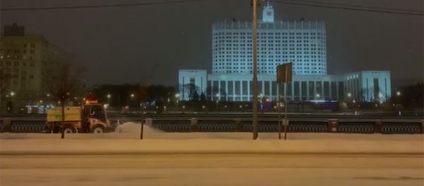 Сильный снегопад в Москве - Sputnik Армения