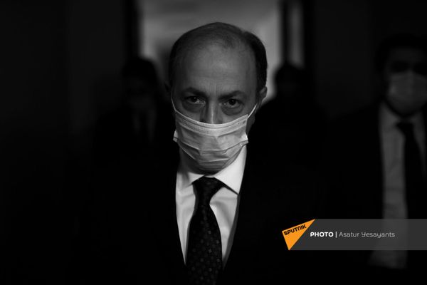 Глава МИД Армении Ара Айвазян перед началом заседания постоянной парламентской комиссии по внешним связям (14 января 2021). Еревaн - Sputnik Армения
