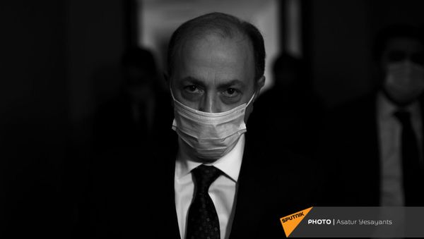 Глава МИД Армении Ара Айвазян перед началом заседания постоянной парламентской комиссии по внешним связям (14 января 2021). Еревaн - Sputnik Армения