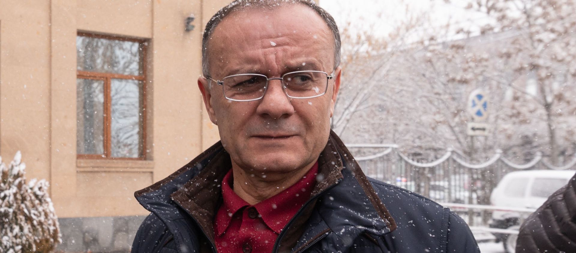 Сейран Оганян перед началом судебного заседания по делу 1 марта (19 января 2021). Еревaн - Sputnik Արմենիա, 1920, 30.03.2021