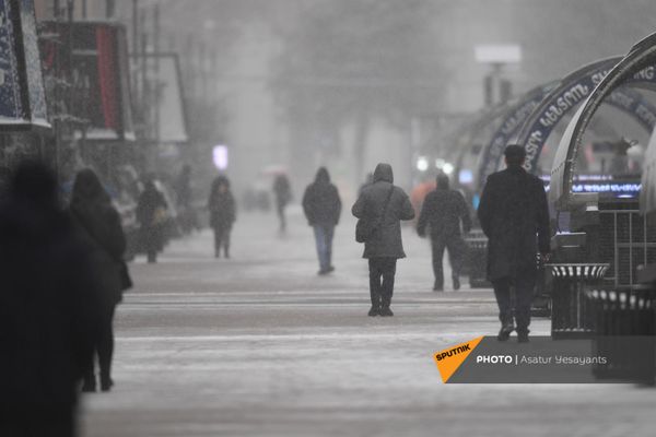 Снегопад в столице (19 января 2021). Еревaн Снегопад в столице (19 января 2021). Еревaн - Sputnik Армения