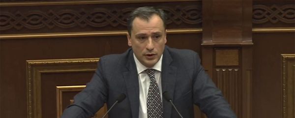 Давид Хачатурян на заседании Национального Собрания Армении (22 января 2021). Еревaн - Sputnik Արմենիա