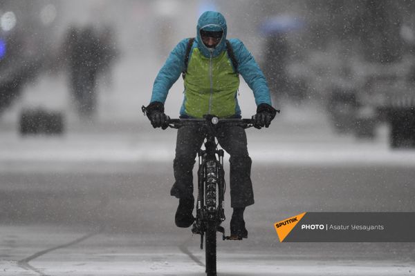 Снегопад в столице (19 января 2021). Еревaн Снегопад в столице (19 января 2021). Еревaн - Sputnik Армения