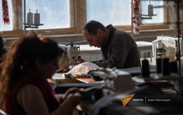 «Իջ Գրանդ Տեքստիլ» կարի արտադրամաս - Sputnik Արմենիա