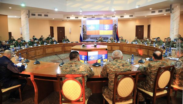 Штабные переговоры по всем направлениям армяно-российского двустороннего военного сотрудничества (25 января 2021). Еревaн - Sputnik Արմենիա