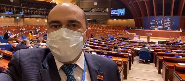Эдмон Марукян после пленарного заседания Парламентской ассамблеи Совета Европы (25 января 2021). Марсель - Sputnik Армения