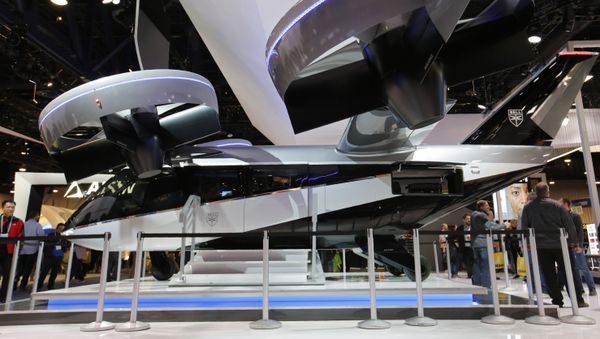 Воздушное такси Bell Nexus 4EX на CES tech show в Лас-Вегасе  - Sputnik Армения
