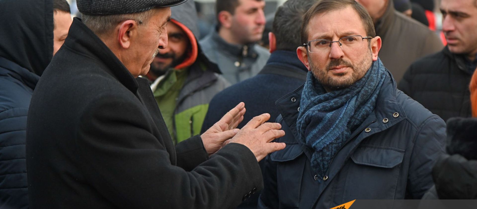 Гегам Манукян на митинге оппозиции на площади Республики (28 января 2021). Еревaн - Sputnik Արմենիա, 1920, 10.03.2021