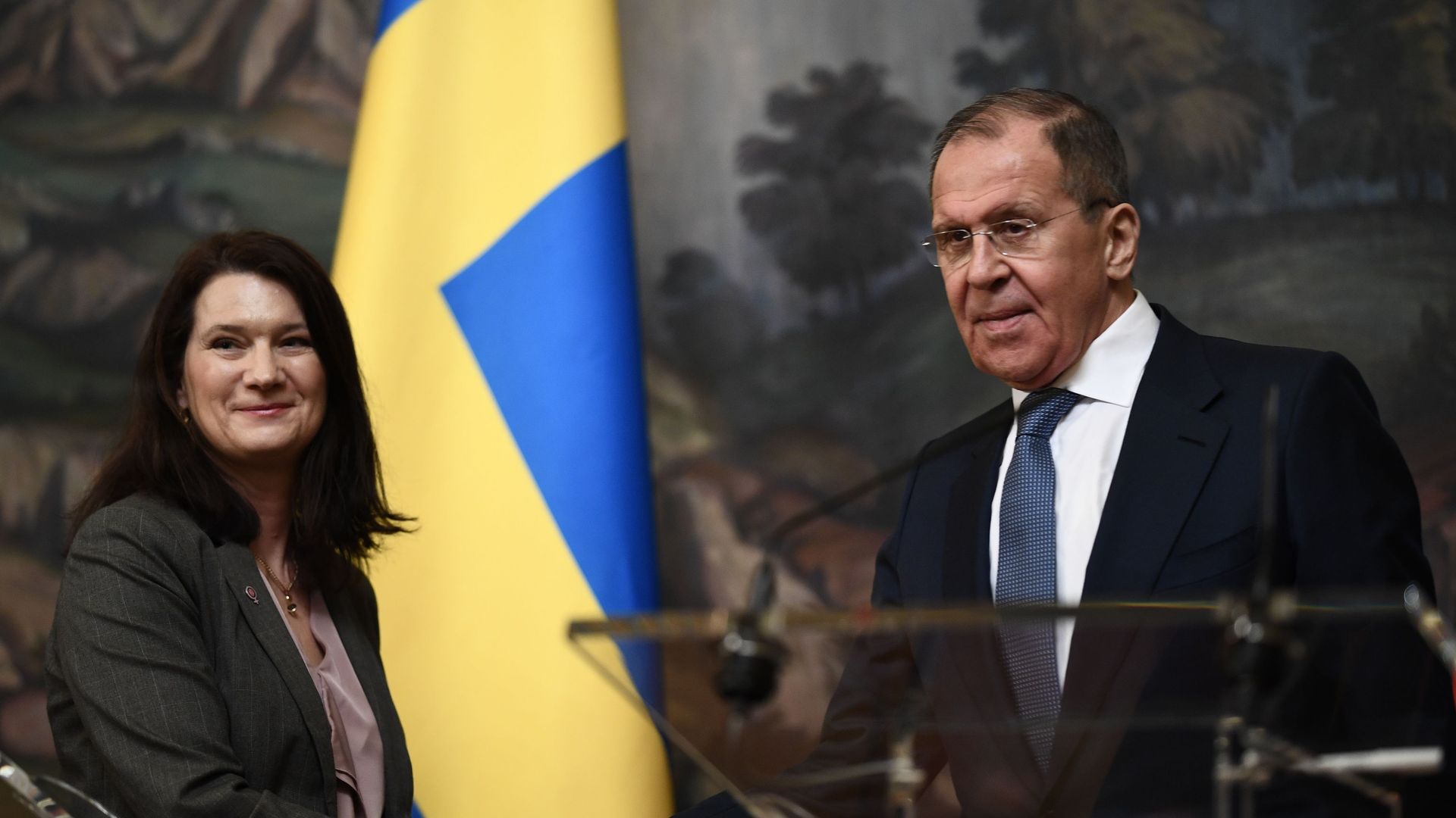 Встреча глав МИД РФ и Швеции С. Лаврова и А. Линде Встреча глав МИД РФ и Швеции С. Лаврова и А. Линде - Sputnik Армения, 1920, 01.02.2021