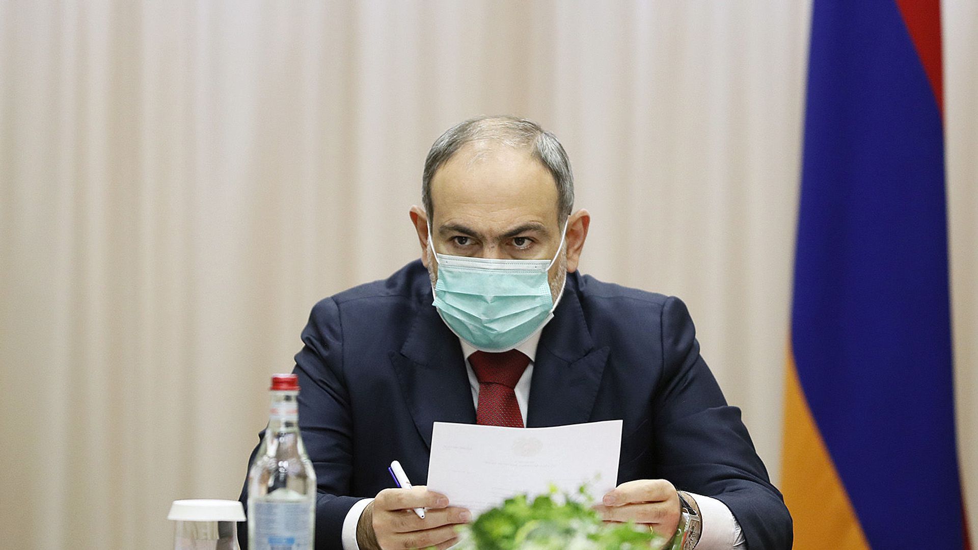 Заседание Совета безопасности под председательством премьер-министра Никола Пашиняна (2 февраля 2021). Еревaн - Sputnik Արմենիա, 1920, 03.02.2021