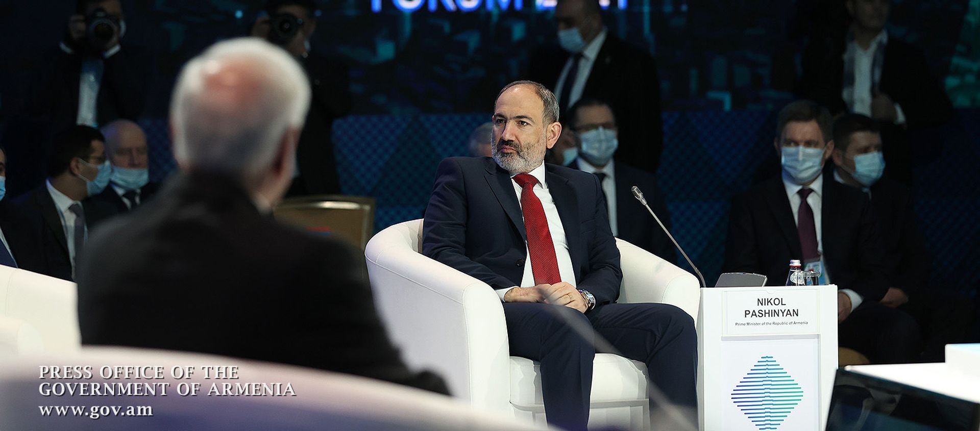 Премьер-министр Никол Пашинян на выставке цифровых проектов форума Digital Almaty 2021 (5 февраля 2021). Алматы Премьер-министр Никол Пашинян на выставке цифровых проектов форума Digital Almaty 2021 (5 февраля 2021). Алматы - Sputnik Армения, 1920, 05.02.2021