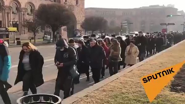 Ընդդիմության հանրահավաքը Հանրապետության հրապարակում - Sputnik Армения
